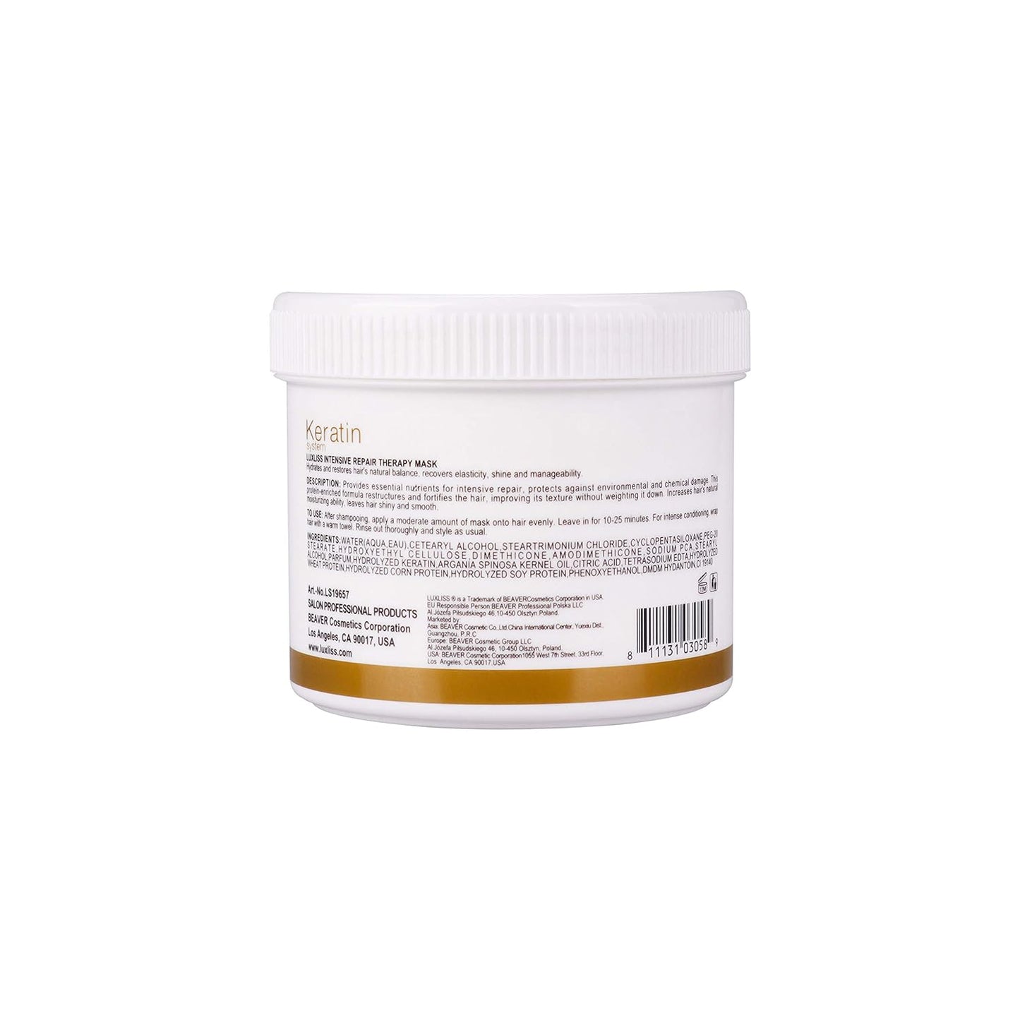 Professional Keratin Intensive Repair Therapy Mask