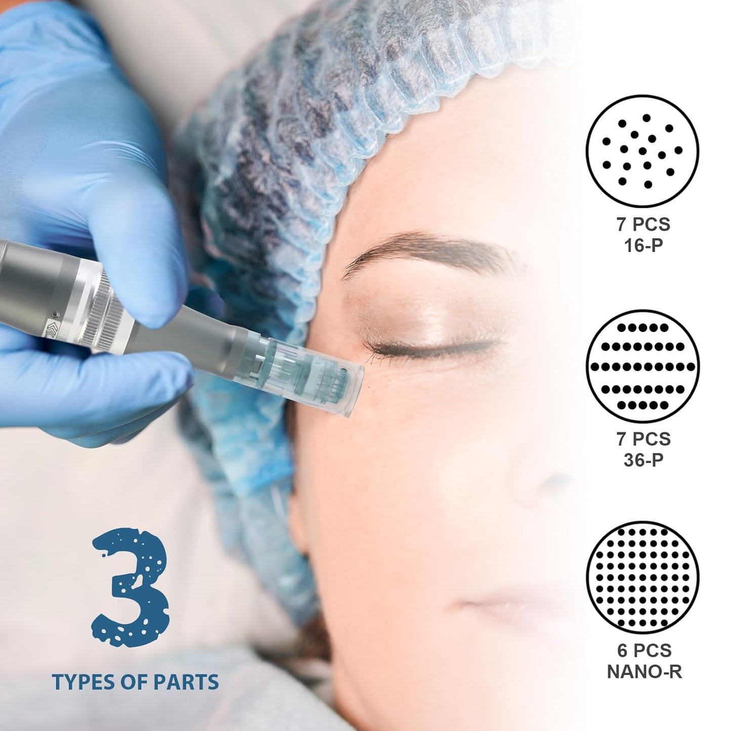 Microneeding Derma Roller Pen |Micro Needle Roller Pen for Home Use Microneedle Roller Pen for Women Men Tools