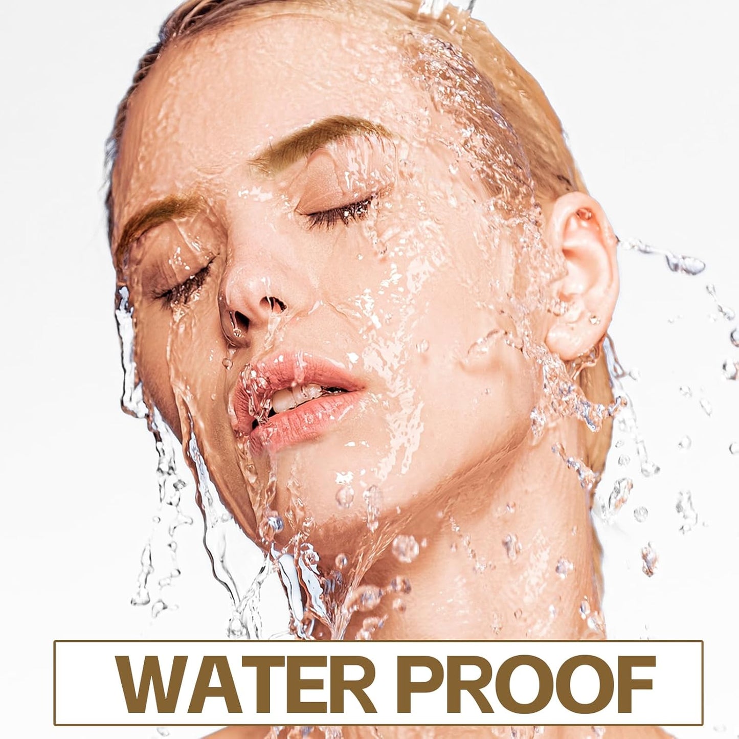 Boobeen 2pcs Brow Fection Eyebrow Pen,Liquid Microblading Eyebrow Pencils for Women,Angled Brush Waterproof Brow Pen for Hair-Like Strokes,Last All-Day,Beginner Friendly