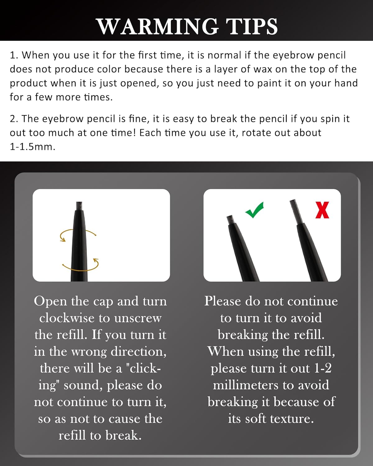 12Pcs Waterproof Brown Eyebrow Pencil Set, Professional Brow Micro Eyebrow Retractable Pencil, Ultra Fine Long Lasting for Perfect Eye Liner Brows Women Eye Makeup Shaping & Filling Brow Gel Pen- 03