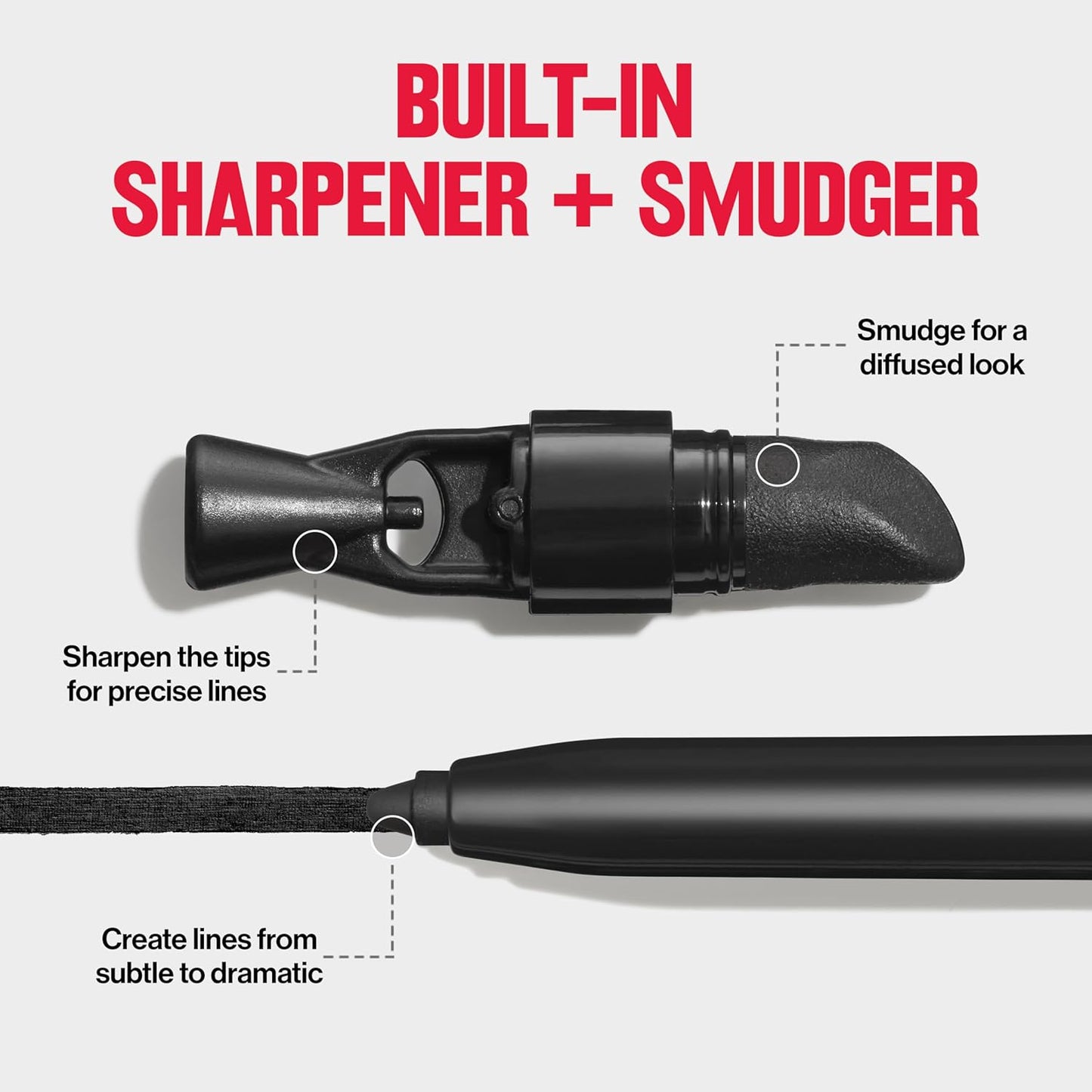 Revlon ColorStay Pencil Waterproof Eyeliner, Smudge-Proof, Eye Makeup with Built-In Sharpener, 206 Jade, 0.01 oz