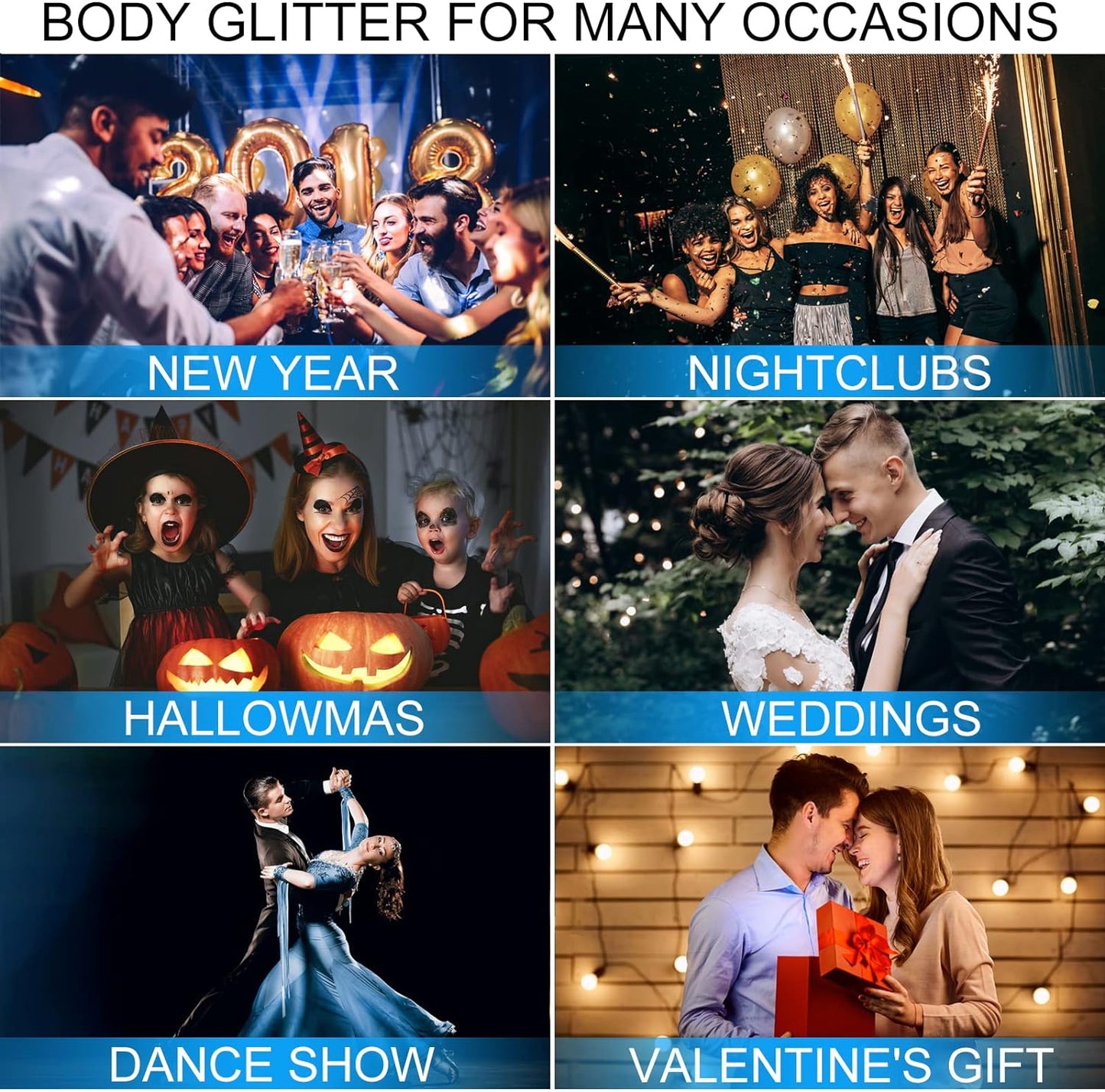 Maple Red Face Body Hair Glitter Gel for Women and Kids, Holographic Chunky Color Changing Glitter Gel Lasting Sparkling Shimmer Makeup for Christmas Party Festival Rave Accessories, 1oz