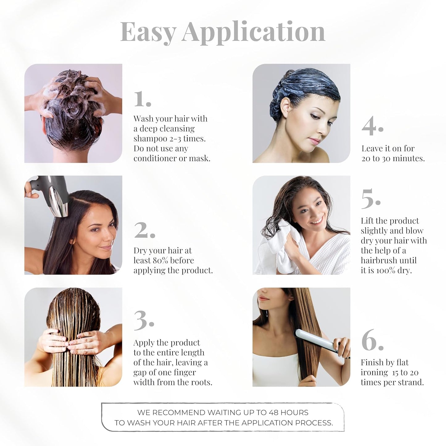 Expert Hair Sensation, Brazilian Keratin Hair Treatment - Anti Frizz for All Hair Types β Long-Lasting Straightening - Keratina Para Alisar El Pelo, Brazilian Blowout Products (1L/33.8fl.oz)