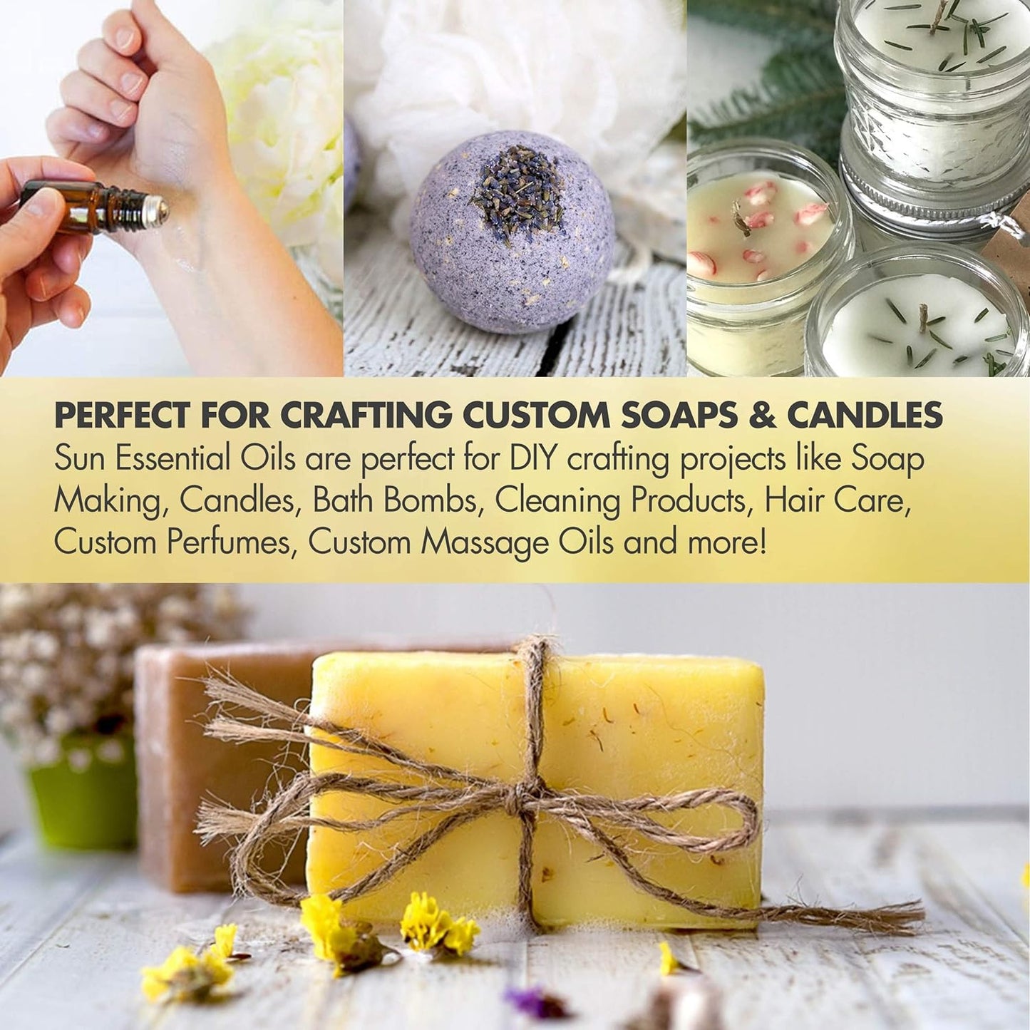 Sun Organic Spearmint Essential Oil 4 Fluid Ounces for Diffuser, Spearmint Aromatherapy and Candles