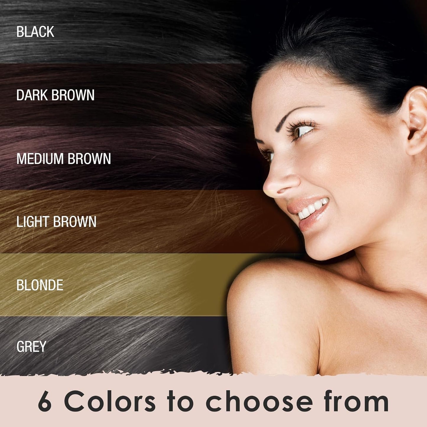 Hair Fibers for Thinning Hair For Women, Men. Plant-Based Formula for Instant Hairline & Bald Spot Coverage. Non-Itchy, Easy to Wash Out (Black)