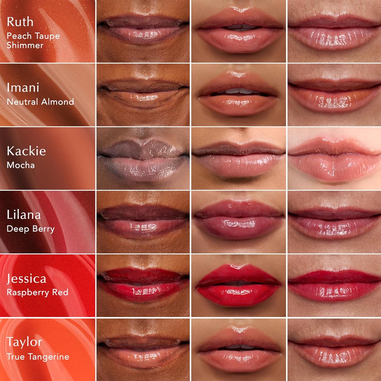 Thrive Causemetics Sheer Strength Lip Plumping Peptide Gloss, Lip Plumper with Vitamin E, Peptides, Plumps, Smooths & Hydrates Lips, High Shine, Vegan & Cruelty Free, Ruth (Peach Taupe Shimmer)