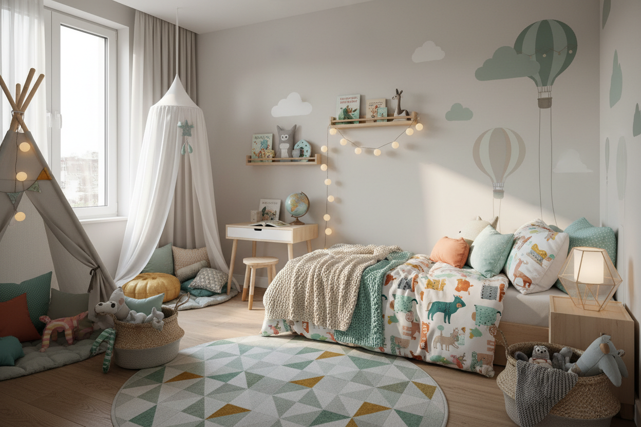 Cozy and Stylish Kids’ Bedrooms