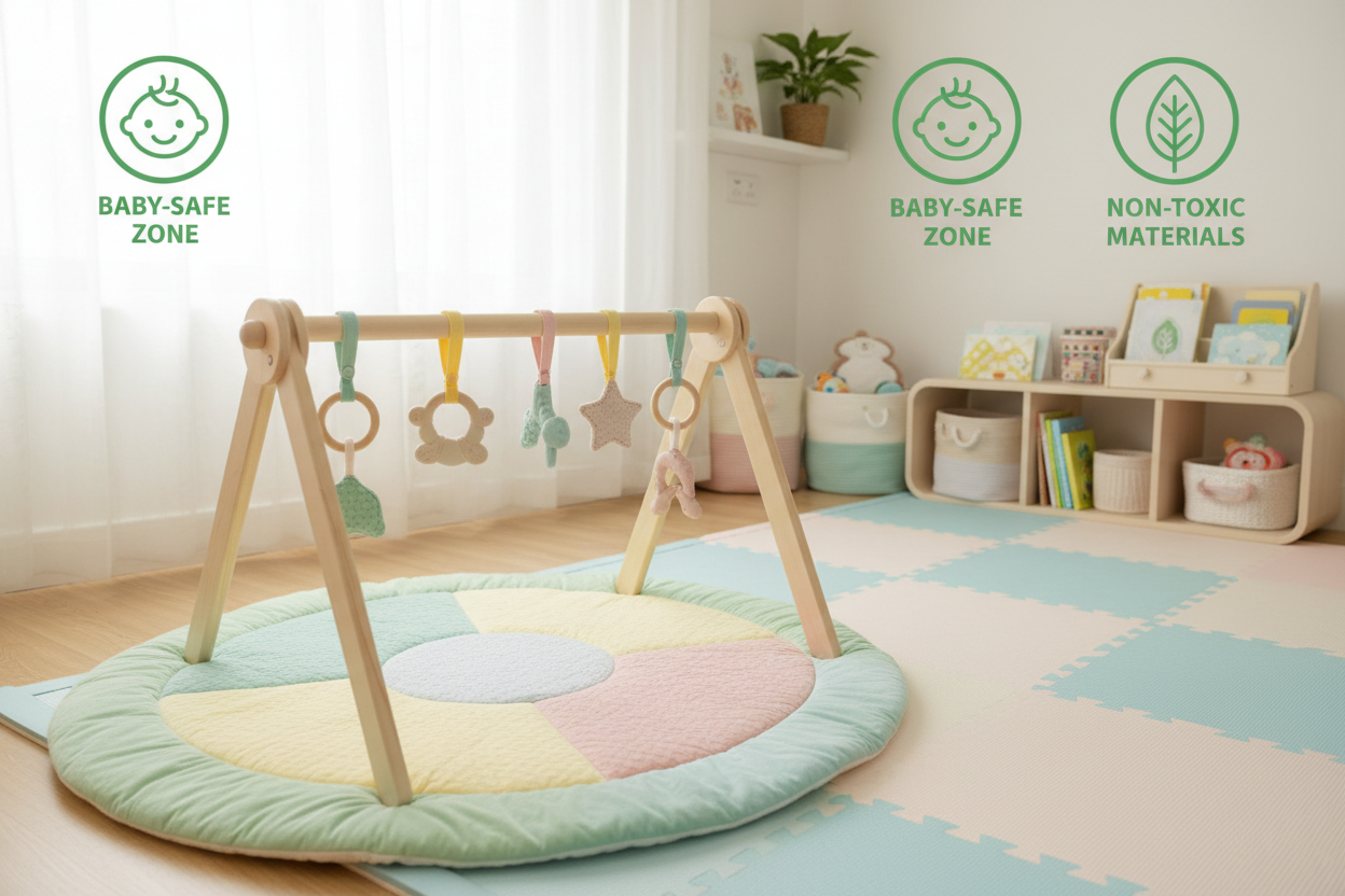 Everyday Nursery Safety: Baby Gyms, Playmats, and Safety Signs