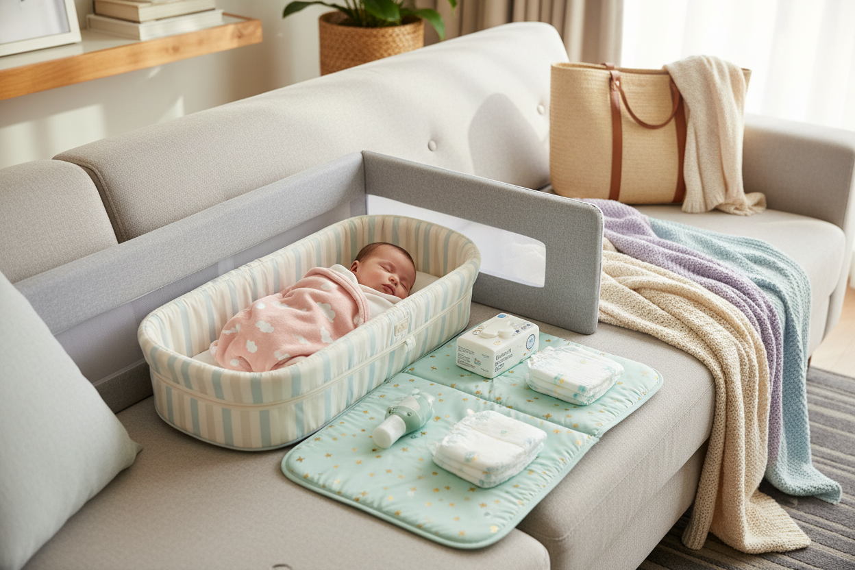 Safe Travel & Sleep Anywhere: Travel Beds, Portable Changing Pads, and Safety Guards