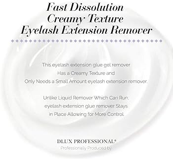 Eyelash Extensions Cream Glue Remover - 15ml, Natural Pigment, Professional Eyelashes Extensions Adhesive Remover Cream Type, Fast Dissolution, Eyelash Extension Supplies, Oatmeal Color