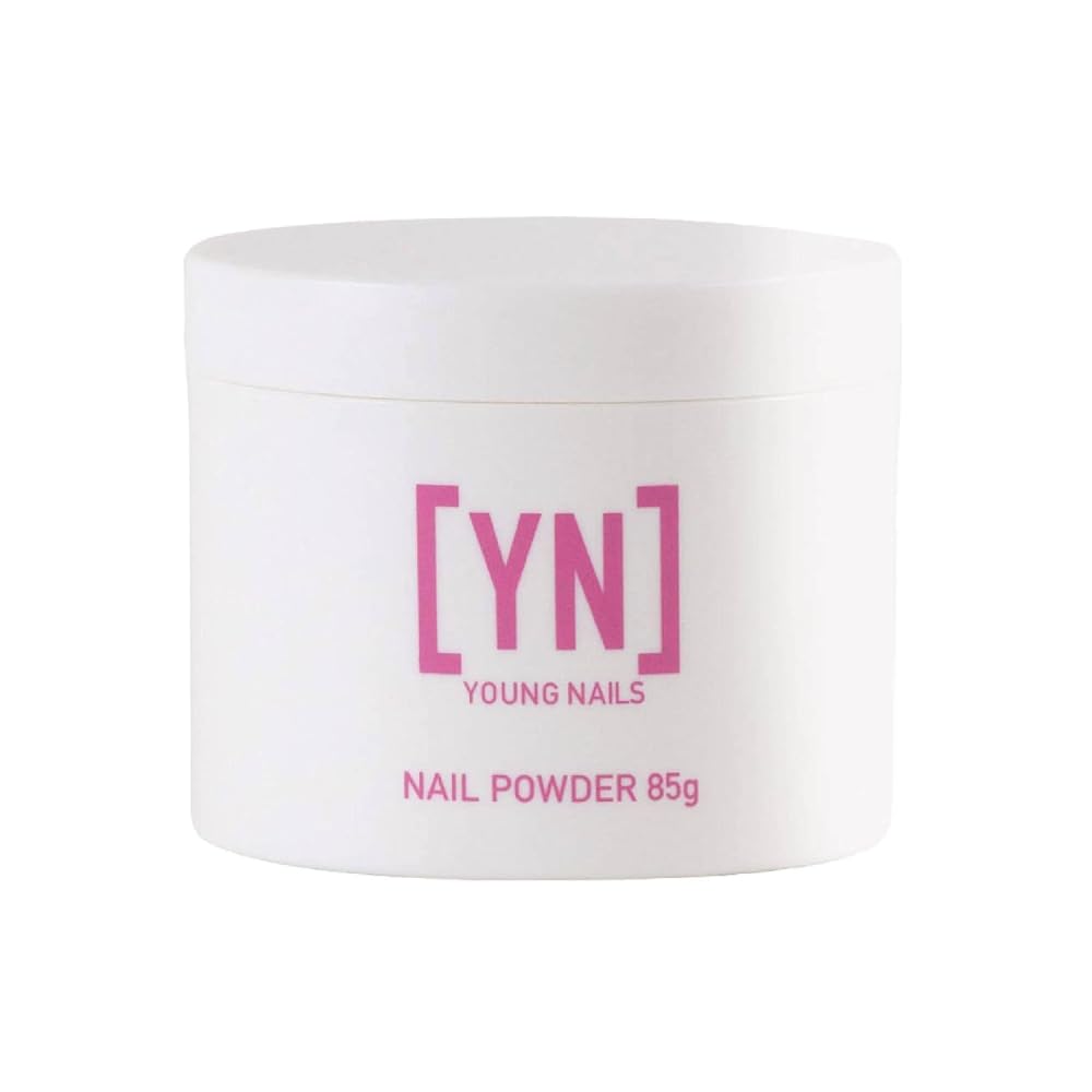 Young Nails Acrylic Cover Powder - Self-Leveling Acrylic Nail Powder, Clear Nude Pink White Acrylic Powder for Nail Extenstion, Professional Grade, Superior Adhesion, Color - Rosebud, 85g