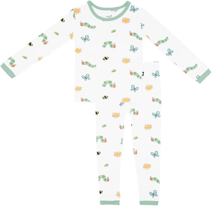 KYTE BABY Toddler Pajama Set - Pjs for Toddlers Made of Soft Bamboo Rayon Material