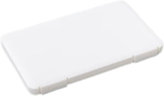 Masks Organizer, False Eyelashes Storage Box Portable,Face Masks Plastic Case Storage Box (White)