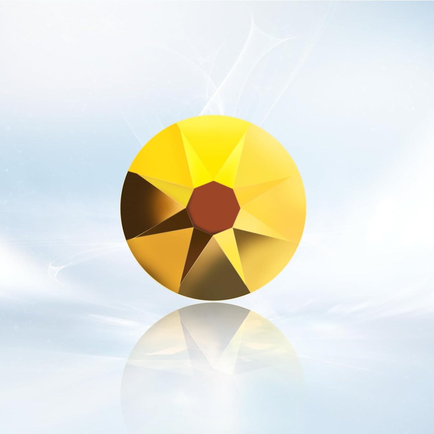 Novani Gold Rhinestones 1440pcs Flat Back Round Rhinestone Style 2088 Sparkly Crystal Gemstones for Nail Art and Crafting SS20,4.6-4.8mm