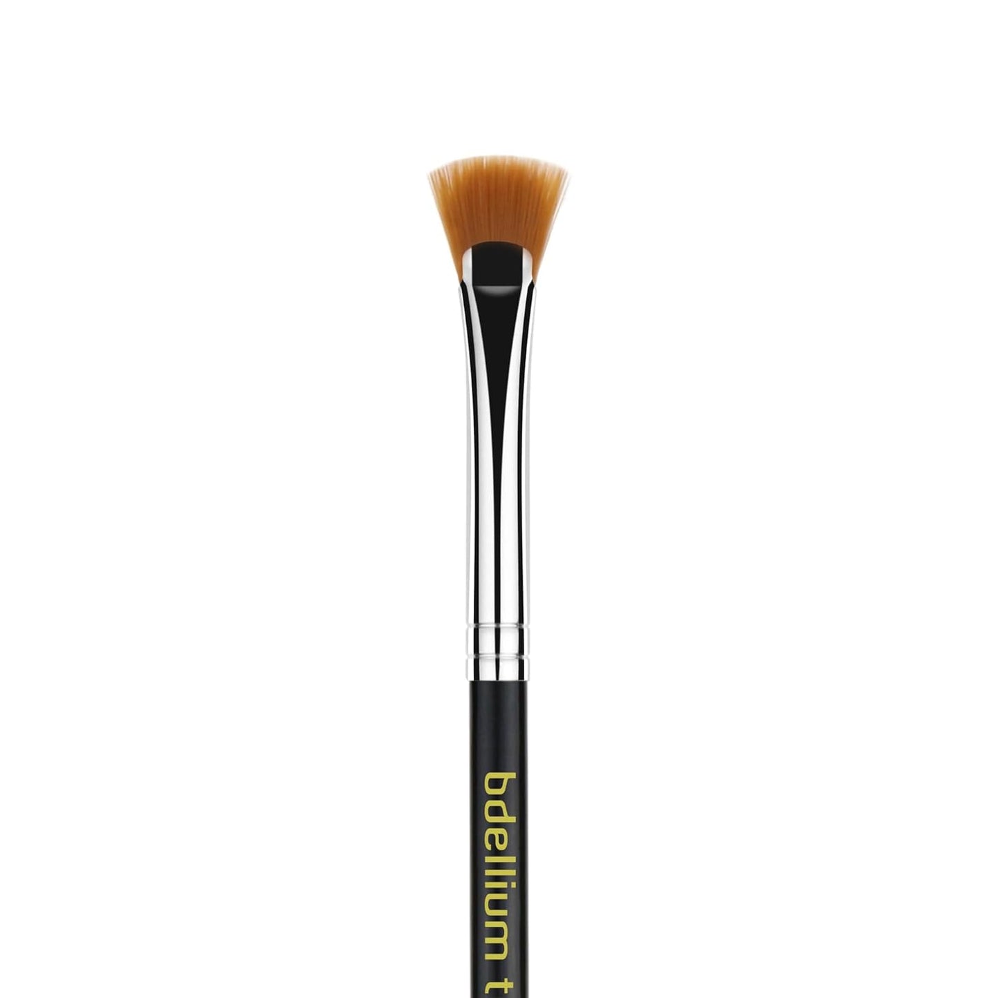 Bdellium Tools Professional Makeup Brush - Maestro Series 732 Mascara Fan - With Soft Synthetic Fibers, For Applying Mascara (Black, 1pc)