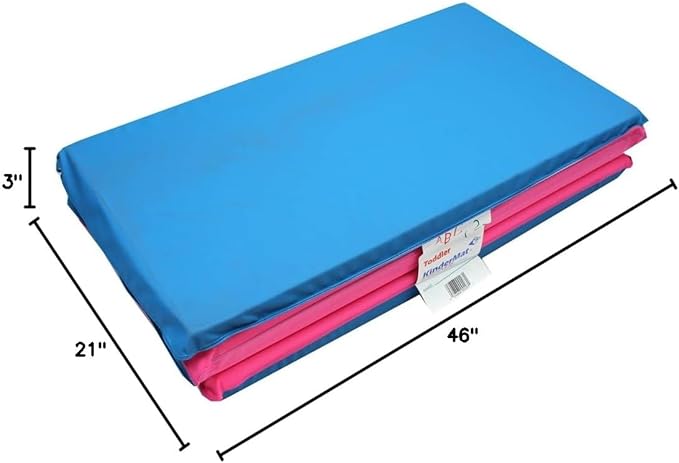Toddler KinderMat Rest Mat with Pillow, 3/4 Inch Thickness, 8-mil Vinyl