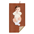 Brown Portable Diaper Changing Pad, Baby Changing Mat for Baby Travel or Home, Foldable Mat Fits Perfectly in Diaper Bag (67-04)