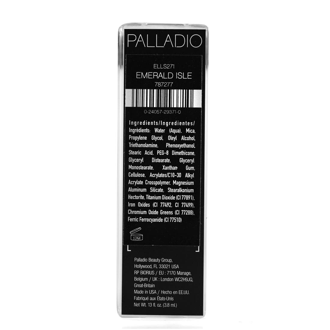 Palladio Liquid Eyeliner, Highly Pigmented and Waterproof Eyeliner, For Intense Eye Definition, Smear-proof Eyeliner Liquid, Includes Easy Grip Wand and Felt Tip Eyeliner Applicator, Emerald Isle