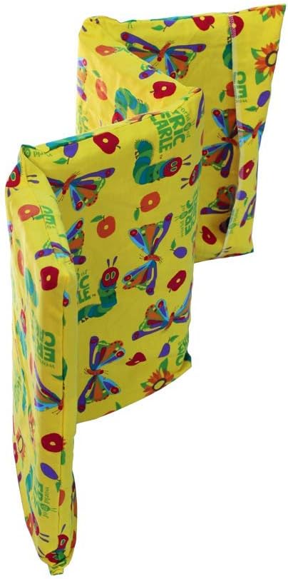 KinderMat + Eric Carle Kinderbundle - Beautiful Butterfly - Full Nap Mat & Washable Cover, Special Edition - 47" x 22", Value Bundle, Great for Daycare & Family Households