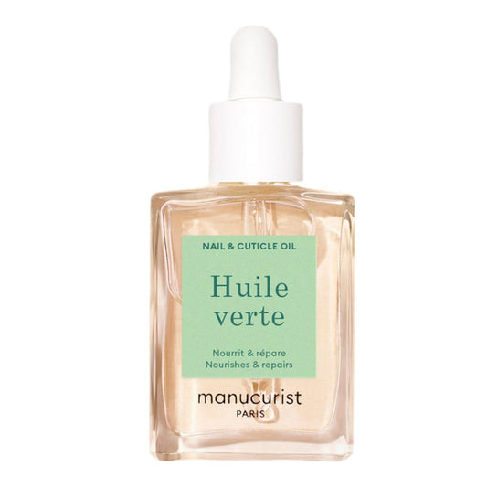 Manucurist Green Oil Nail Care - Nail & Cuticle Oil for Nails - Nourishes and Regenerates Nails and Cuticles - Promotes Growth - Blend of 6 Oils - 99% Bio-Sourced - Nail Care - 0.5 fl oz Bottle