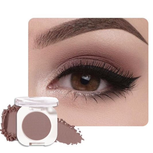 Brown Taupe Single Eyeshadow Makeup, Neutral Powde Eye Shadow for Older Women,Light Cocoa Matte Singles Eyeshadow Palette Pigmented Waterproof,sombras para ojos,Girls Monochrome Eyeshadows Gift