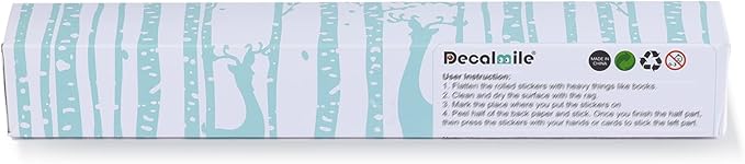 decalmile Woodland Animals Large Forest Tree Wall Decals Fox Rabbit Hedgehog Wall Stickers Baby Nursery Toddler Room Living Room Wall Decor