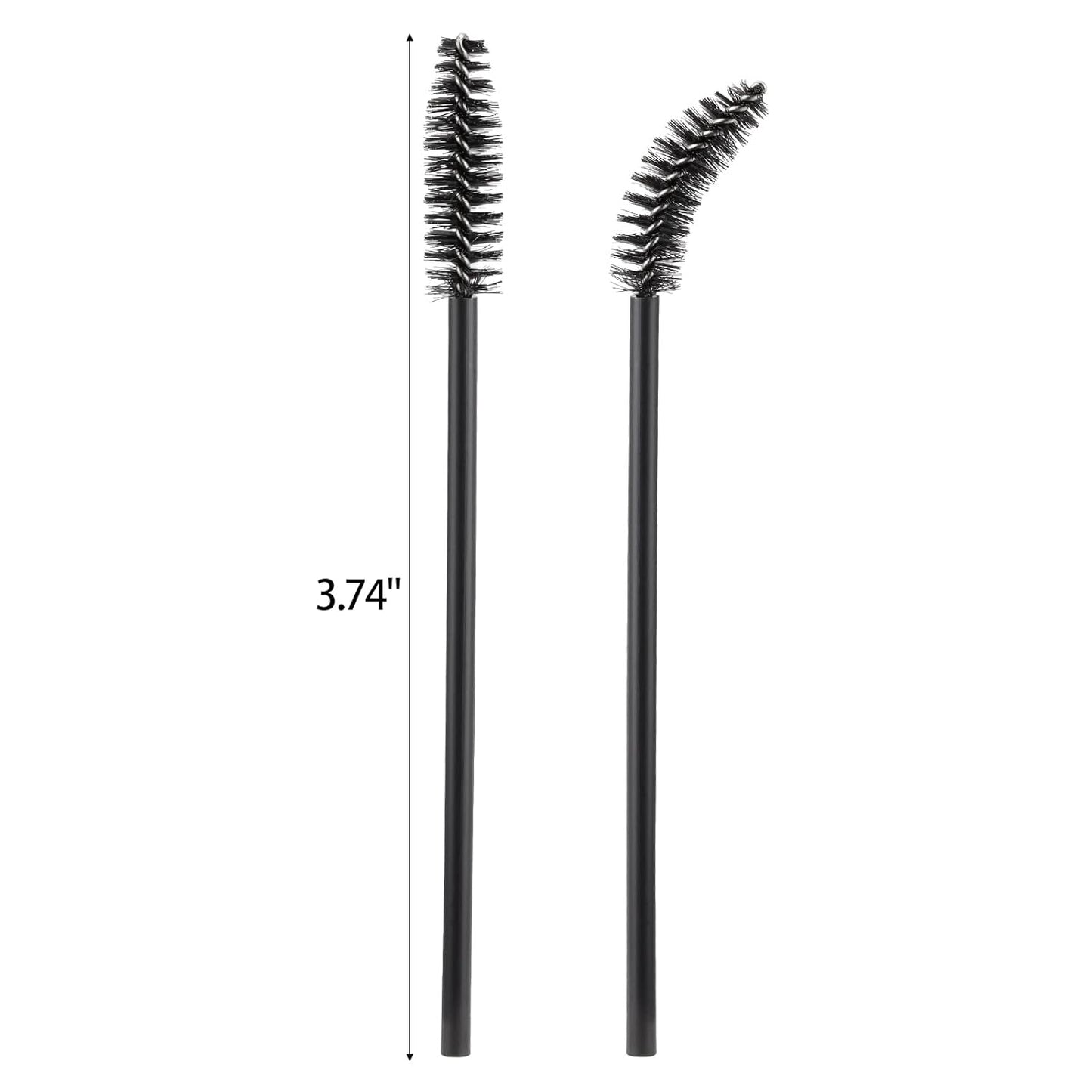 300 Disposable Spoolies Mascara Eyelash Wands Brush for Eyelash Extension Eyebrow and Makeup Color Tbestmax