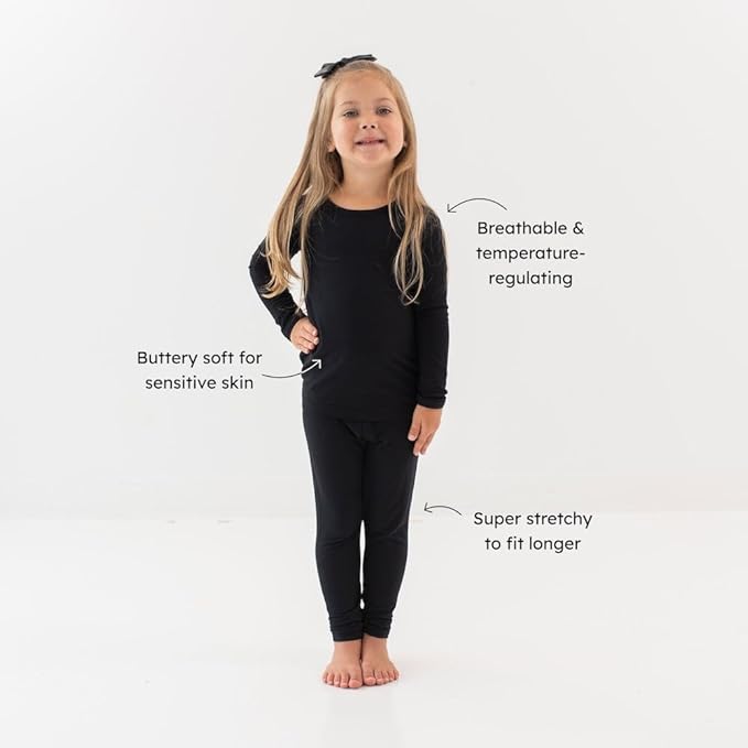 KYTE BABY Toddler Pajama Set - Pjs for Toddlers Made of Soft Bamboo Rayon Material