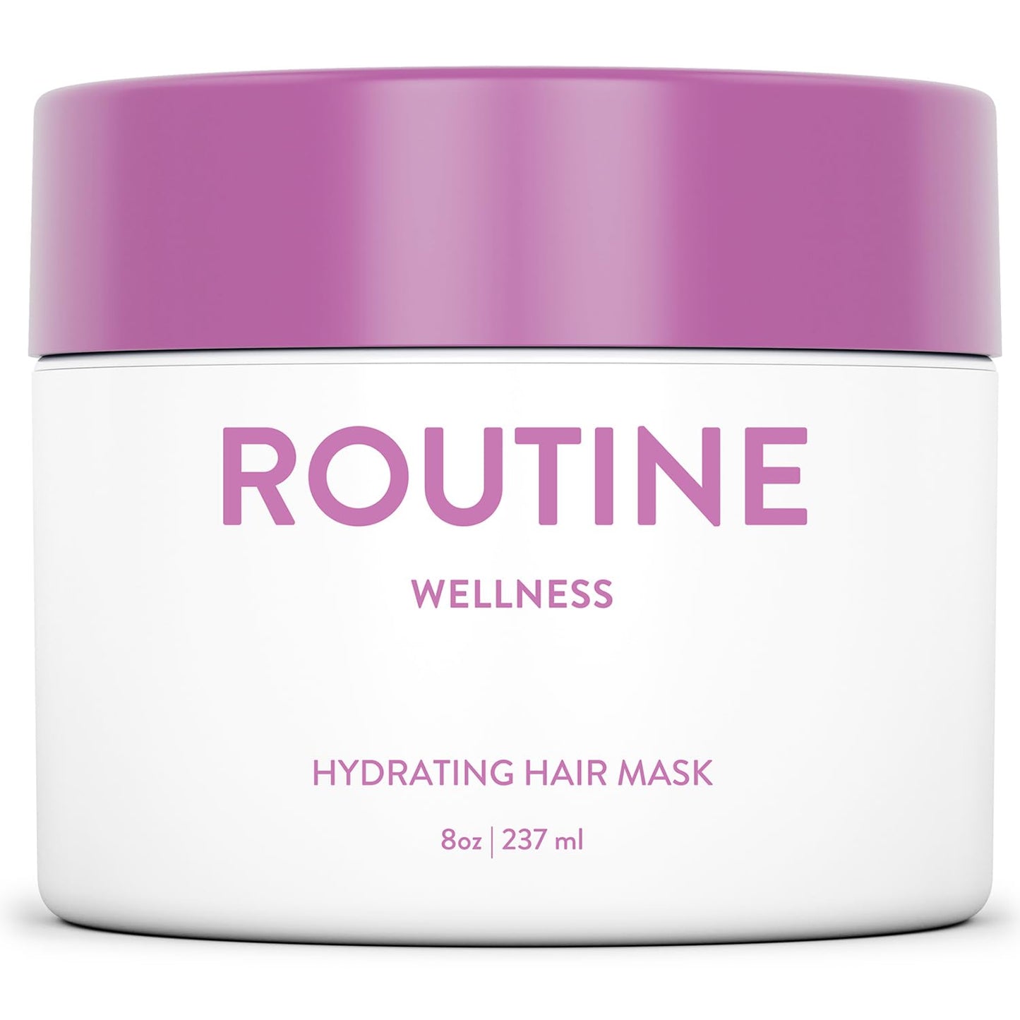 Routine Wellness Deep Conditioning Hair Mask for Dry Damaged Hair - Hydrating, Moisturizing Repair Treatment - Promotes Volume - Rose Hips 8oz