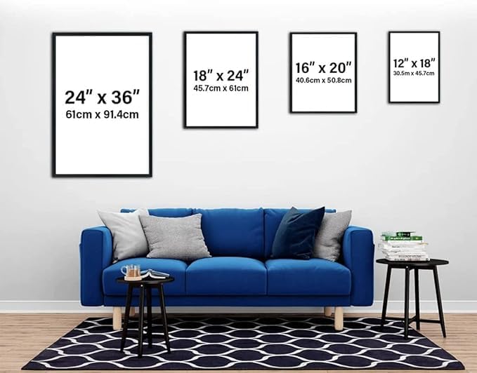 OZCONO Colors Mixing Learning Poster, Bright Hue Chart Kids, Study Wall Decor Art, Homeschool Education Guide (Unframed) (20x30)