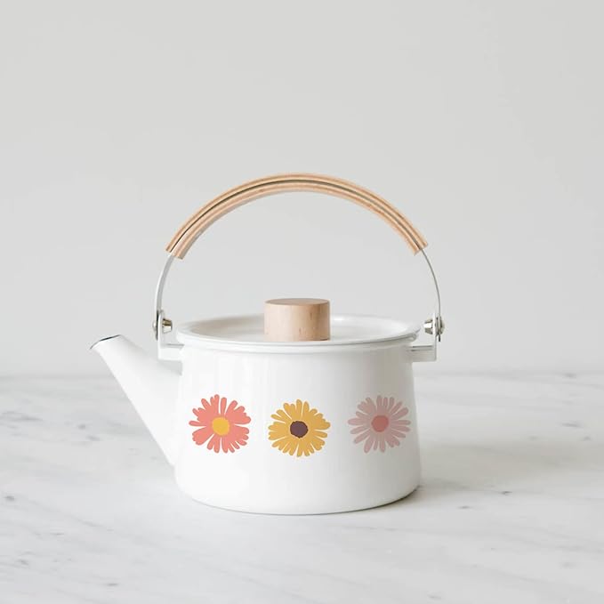 Daisy Wall Decals Boho Flower Wall Stickers 72 PCS for Girls Room Playroom Nursery, Removable Daisy Wall Decal Boho Peel and Stick Kids Room Decor Vinyl Murals DIY Decorations (12 Sheets)