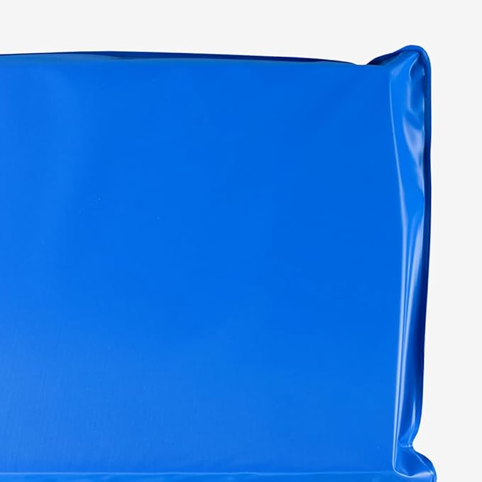 KinderMat, 5/8" Thick, 4-Section Rest Mat, 45" x 19" x 5/8", Red/Blue, Great for School, Daycare, Travel, and Home, Made in The USA