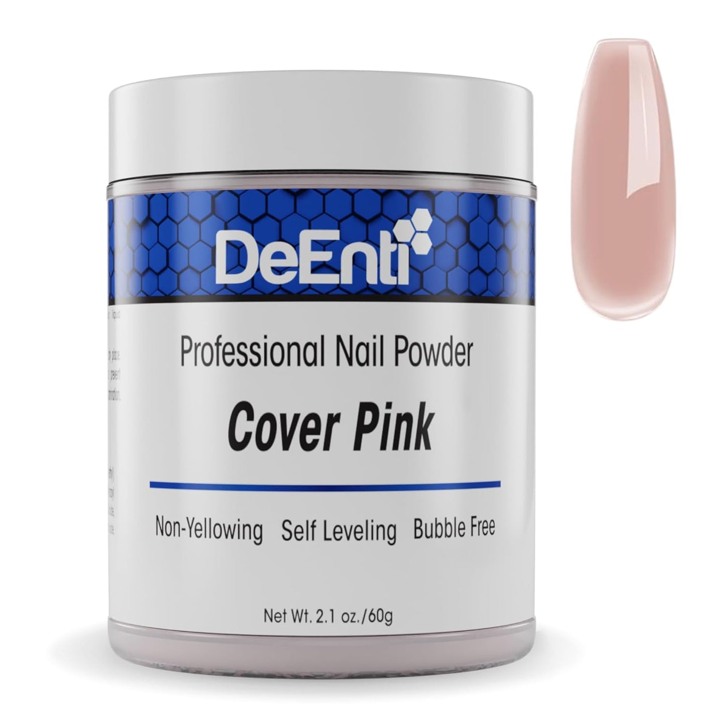 Acrylic Nail Powder, 2oz Cover Pink Acrylic Powder Dip for Nails, Long Lasting Salon Quality, Bubble Free Professional Manicures, Fake Nails, Carving & Extensions