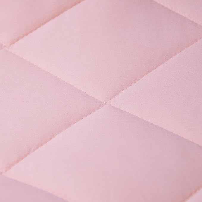 Biloban Toddler Nap Mat with Pillow and Blanket, Cot Nap Mats for Standard Daycare Preschool, Portable Sleeping Bag for Kids, Super Soft Cozy, Pink Cloud, 52" x 23"