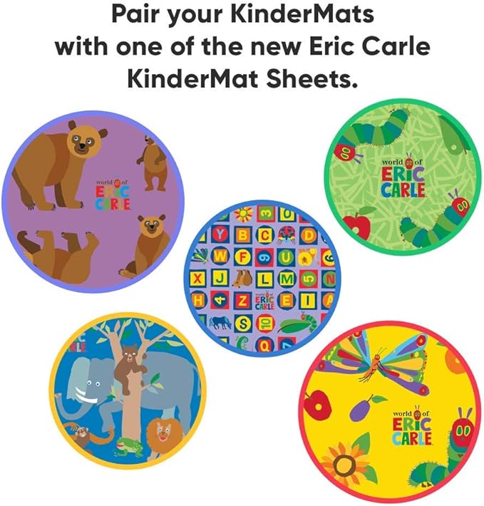 Toddler KinderMat Rest Mat with Pillow, 3/4 Inch Thickness, 8-mil Vinyl