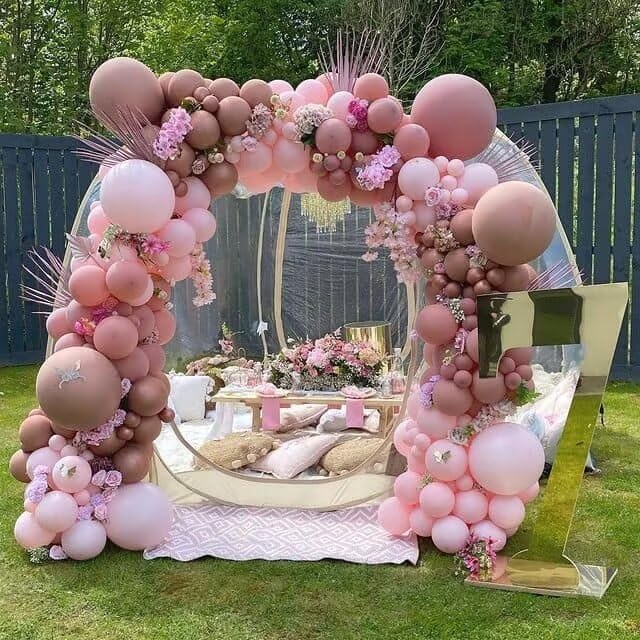 10 'x10' Screen Houses Pop-up Outdoor Camping Tent, 540 Degree Fully Transparent Non Dead Corner Gazebo Suitable for 6-8Adults (10 'x10')