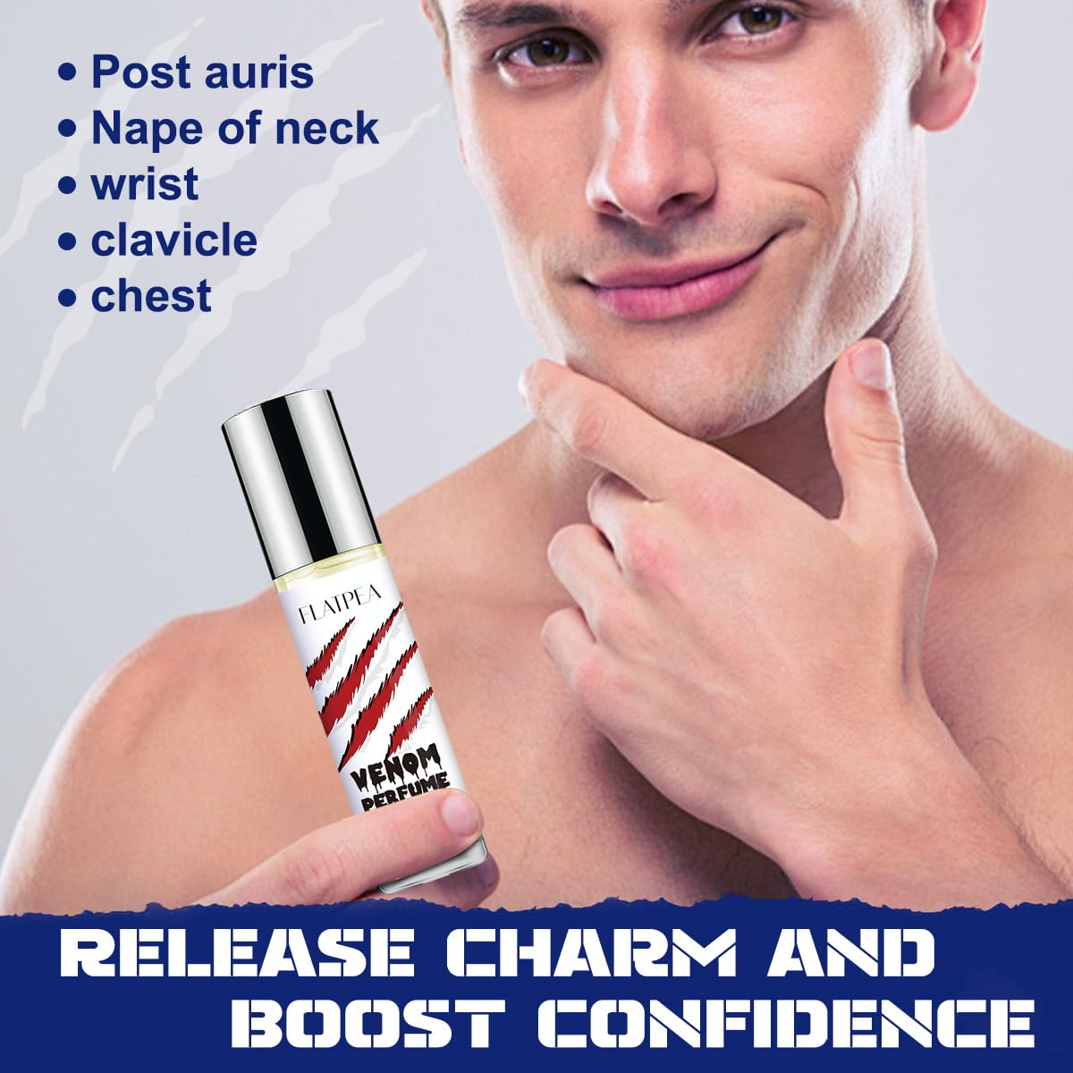 Pheromone Perfume for Men Roll-On (10ml) - Long-Lasting Attraction Booster - Natural Scent Enhancer - Portable Cologne Concentrate