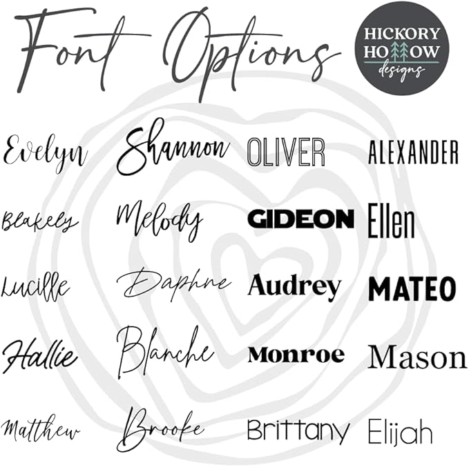 Hickory Hollow Designs Wooden Name Signs for Nursery, Baby Name Sign, Name Signs for Kids Room, Custom Plaque, Nursery Wall Art, (Walker Wesley)