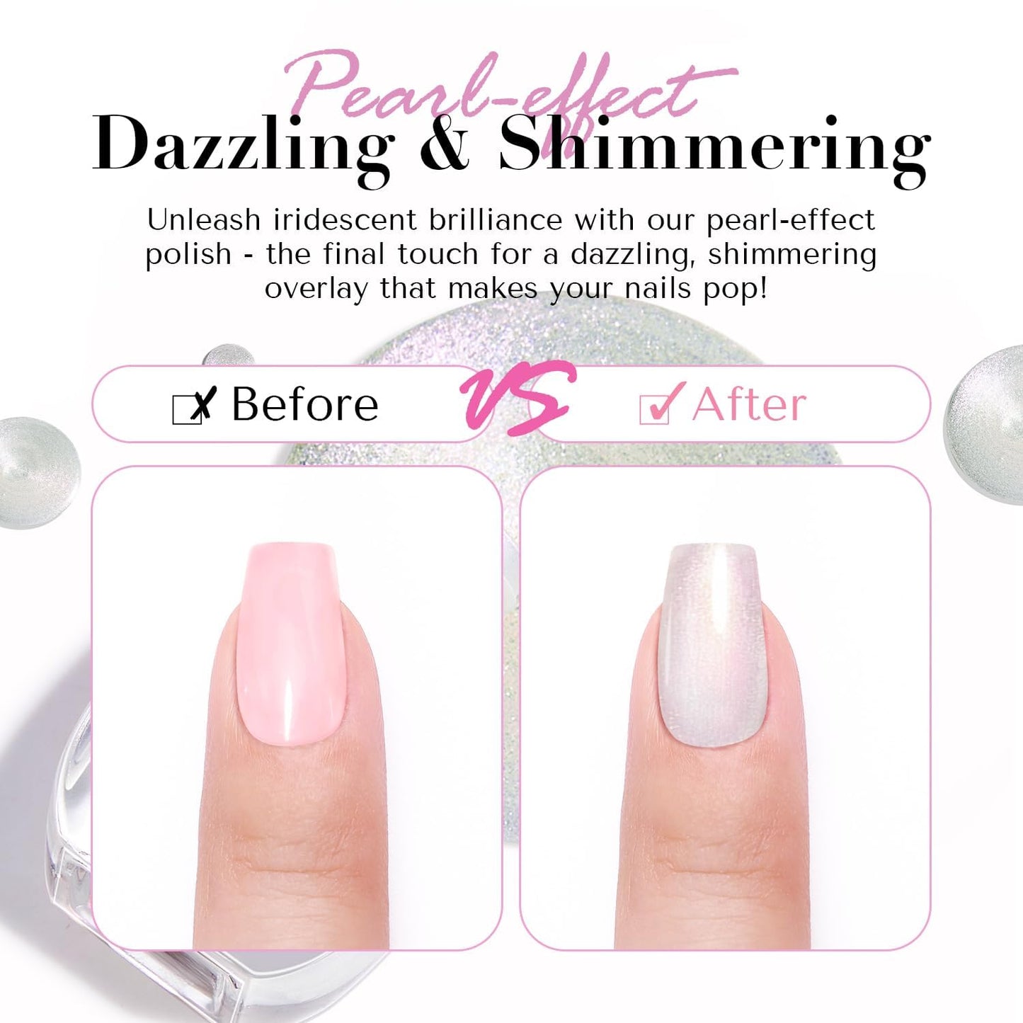 AZUREBEAUTY Shimmering Purple Nail Polish,Glitter Purple Color Quick Dry Complete Natural Super Lustrous Nail Enamel Polish,Professional for Nail Art DIY Manicure and Pedicure at Home