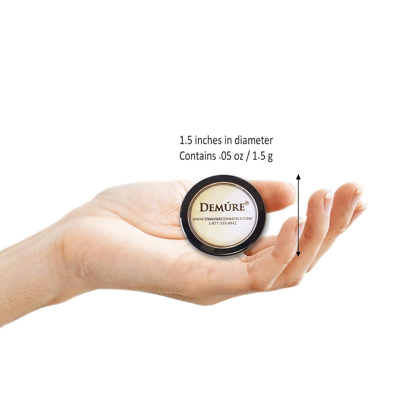 Demure Mineral Make Up (Eggshell) Eye Shadow, Matte Eyeshadow, Loose Powder, Eye Makeup, Professional Makeup