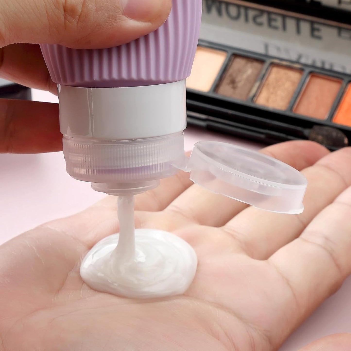 16 Pack Travel Bottles Set, TSA Approved Leak Proof Silicone Squeezable Containers for Toiletries, Refillable Travel Accessories for Conditioner, Shampoo, Lotion & Body Wash Accessories