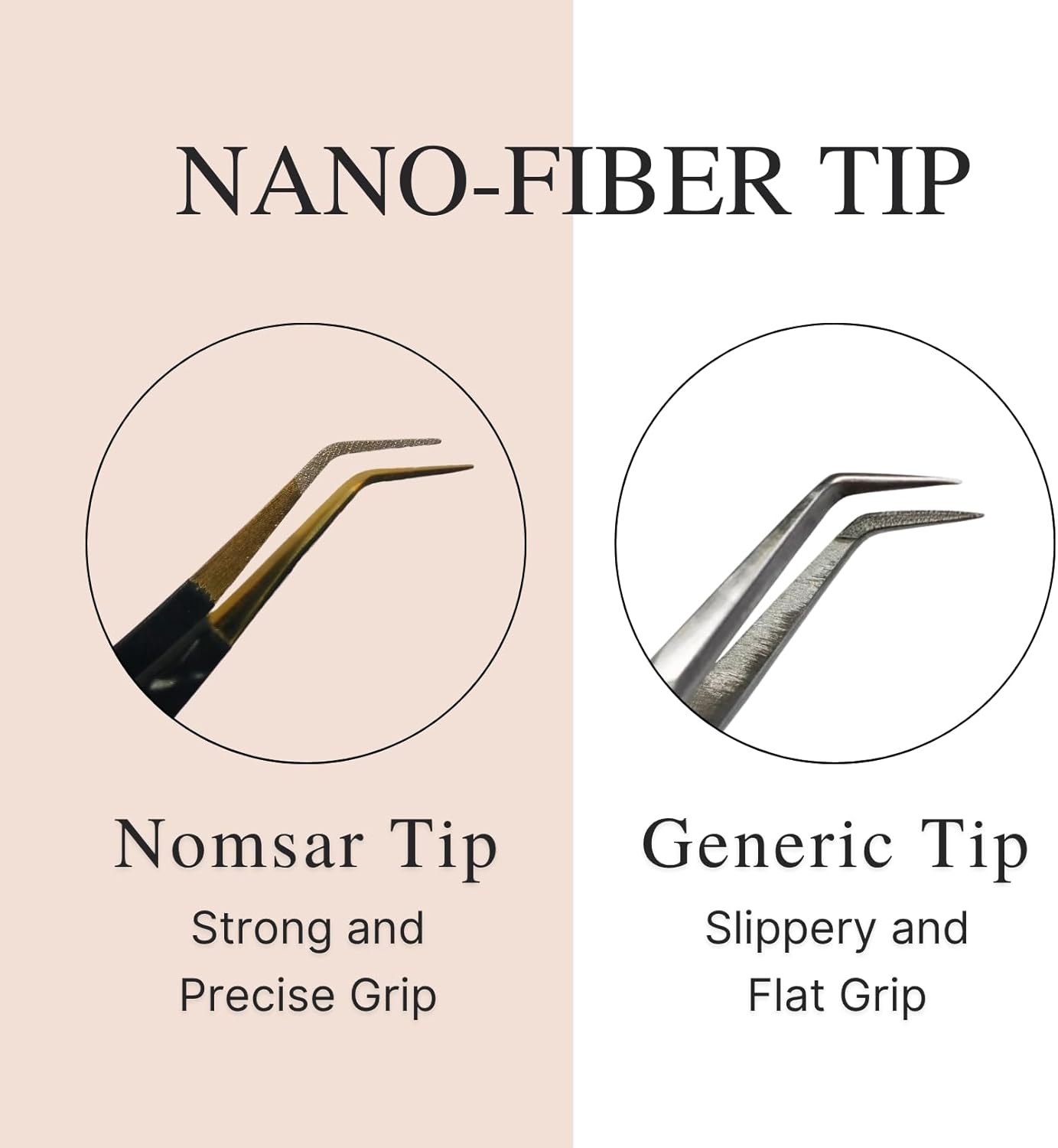 Eyelash Extension Tweezers – Precision Lash Isolation & Volume Tweezers | Stainless Steel, Anti-Static, Curved Tip for Professional Eyelash Extensions, Set of 3 (Pink)