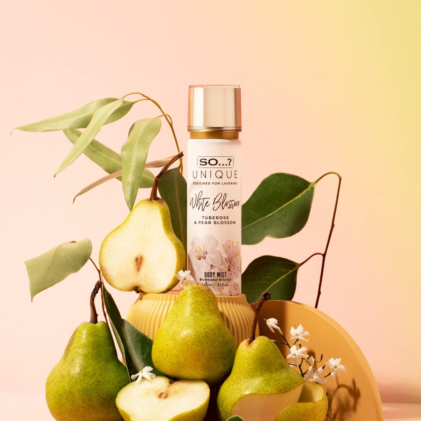 So…? Unique White Blossom Body Mist - Floral Vanilla Perfume for Women - Over 800 Sprays, Lasting 6 Hours - Ideal Gifts for Women - 5.1 oz