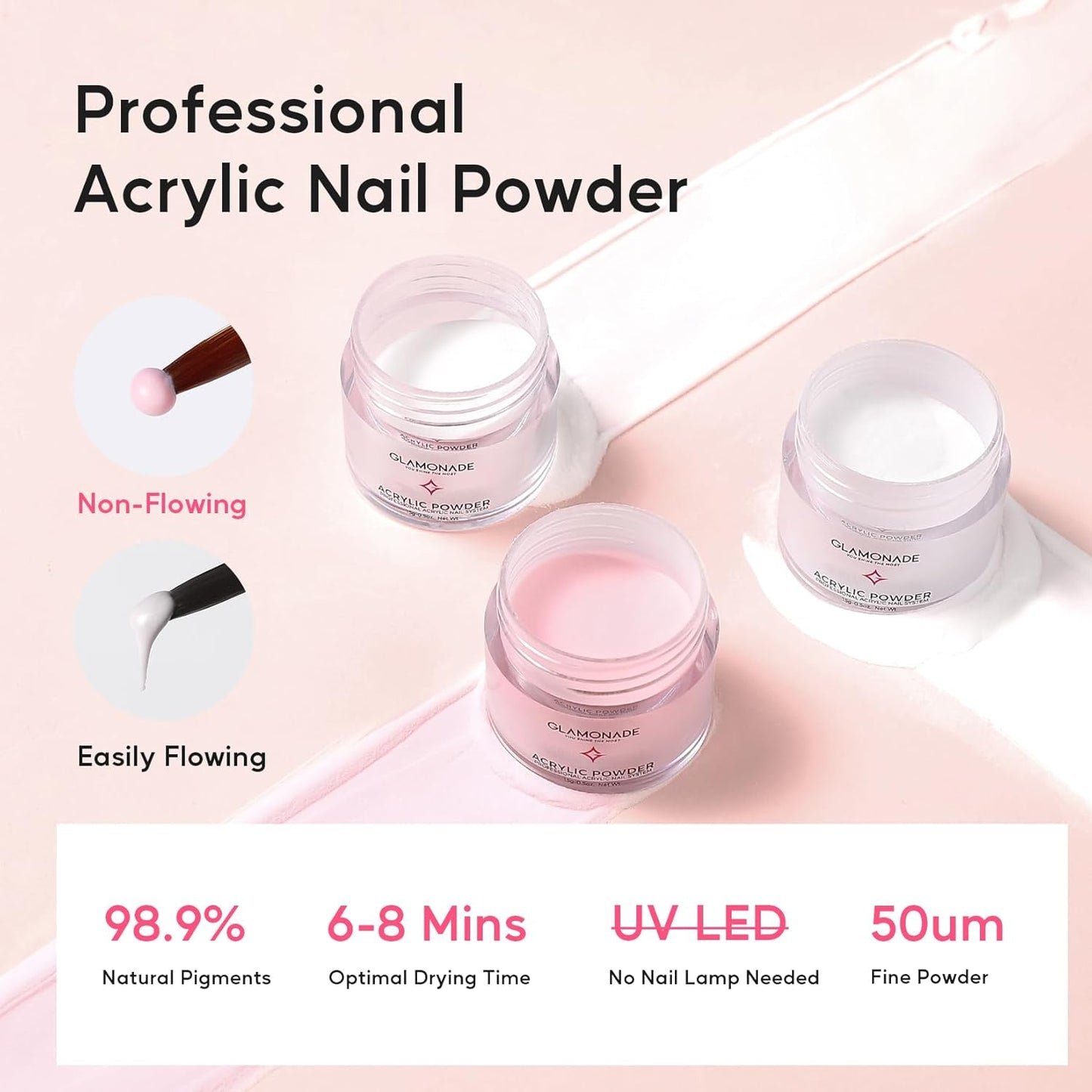 Nail Kit Acrylic Set: Professional Nail Kit with everything for Beginners Acrylic Powder Kit Nail Art Tool Women Salon