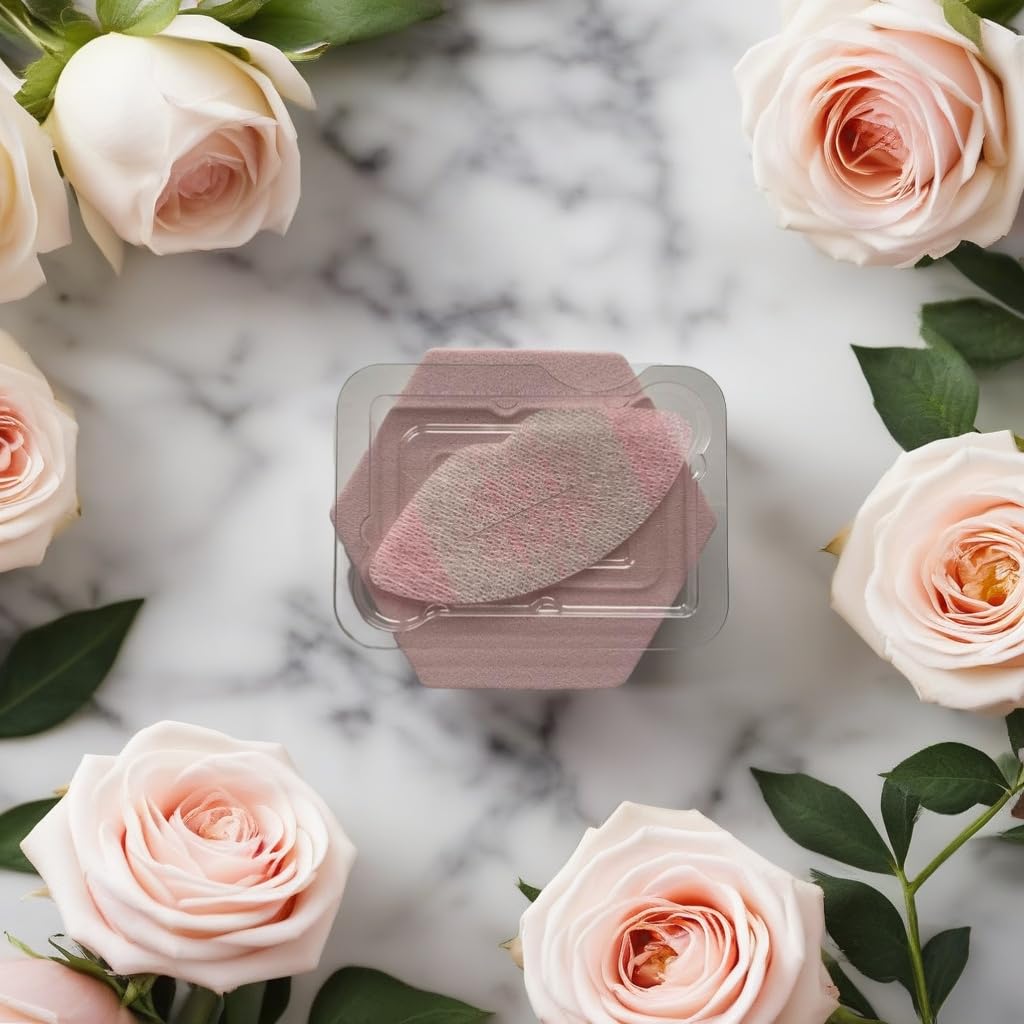 HyaluPlump Lips – Innovative Two-Step Lip Care System Featuring 800 Self-Dissolving Microneedles made from Sodium Hyaluronate, Niacinamide, and Peptides for Hydrated, Plump Lips