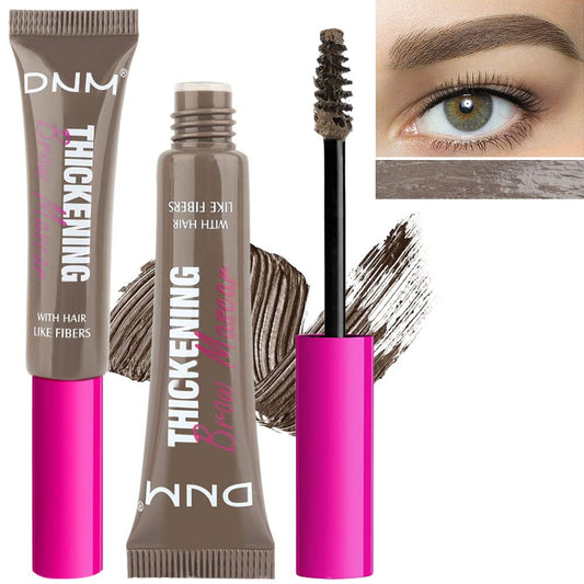 Tinted Thickening Brow Gel Dark Brown Mascara,Brow Fast Sculpt,Waterproof, Transfer-proof, Brush to Fill in Eyebrows and Cover Gray Hairs - Cruelty Free - Light Medium Brown (2pcs 05 Cool Ash Brown)