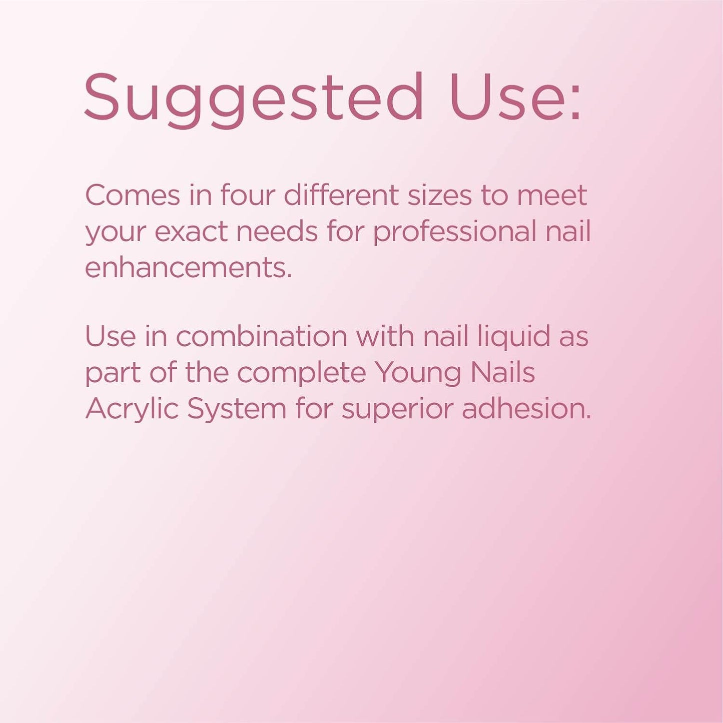 Young Nails Acrylic Core Powder - Self-Leveling Acrylic Nail Powder, Clear Nude Pink White Acrylic Powder for Nail Extenstion, Professional Grade, Superior Adhesion, Color - Natural, 660g