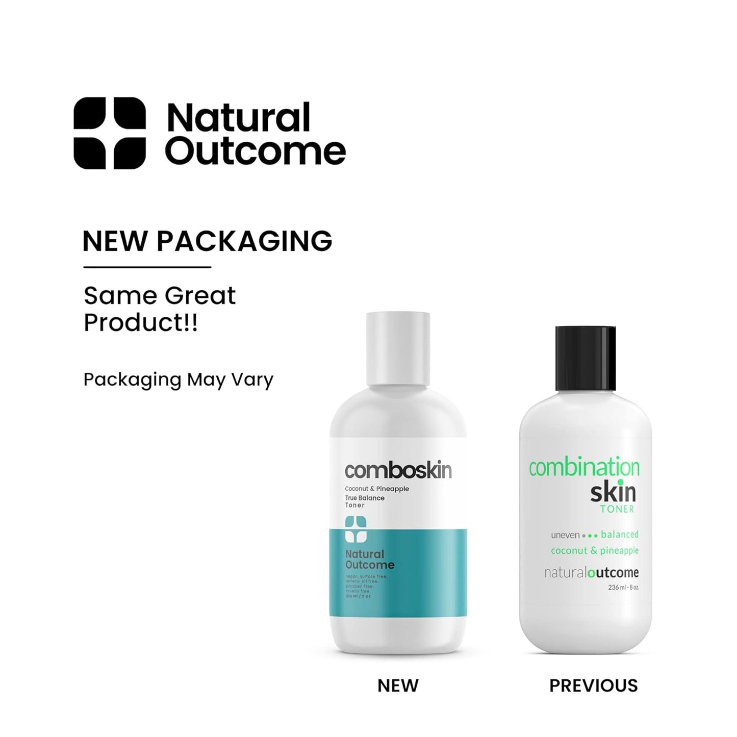 Combination Skin Balancing Face Toner | Alcohol Free Witch Hazel Facial Astringent w/Hydrating Aloe Vera, Coconut & Pineapple | 8 oz