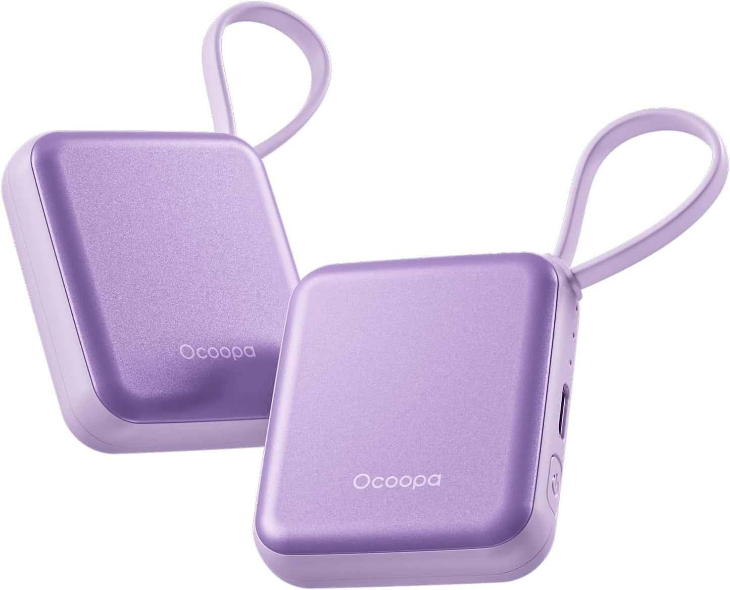 OCOOPA Hand Warmers Rechargeable, Smart Temp Control 7H*2 Long Safe Heat, Ultra Slim, Pocket-Size Design That Fits Gloves, Gifts for Women, Outdoor, Office, Commute (UT5 Nano)