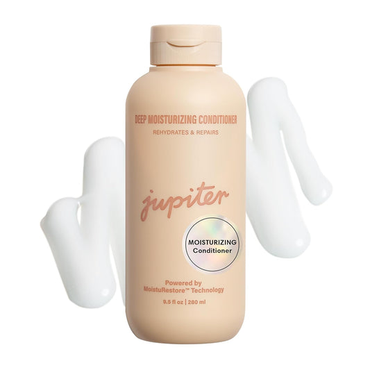Jupiter Deep Moisturizing Conditioner – Moisturizing, Nourishing, and Strengthening Hair Care – Daily Scalp & Hair Hydration for Silky Strands – Color-Safe, Sulfate-Free, Paraben-Free, 9.5 fl. oz.